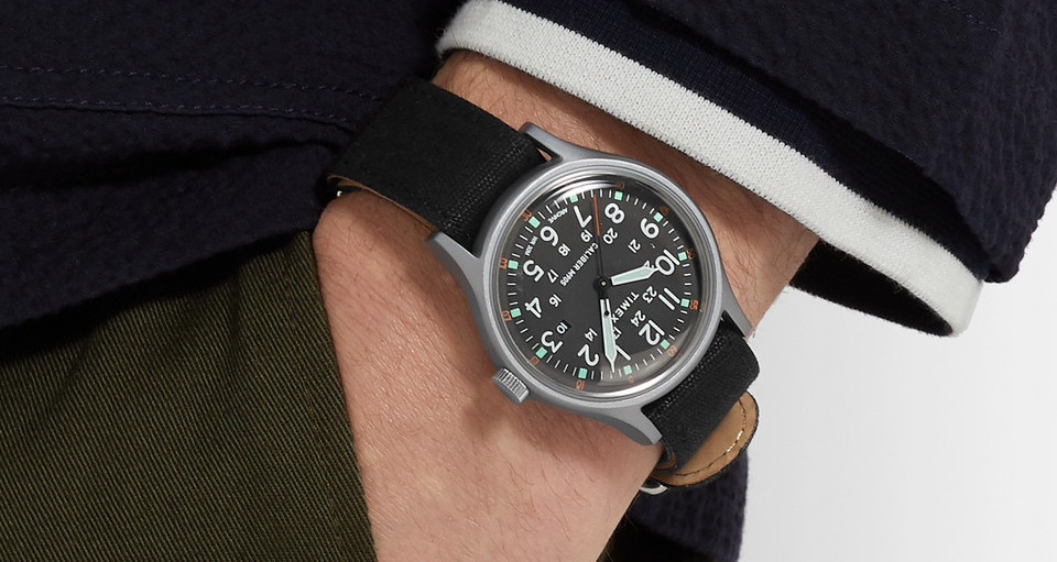 Acquire | Engineered Garments flips the dial of the Timex