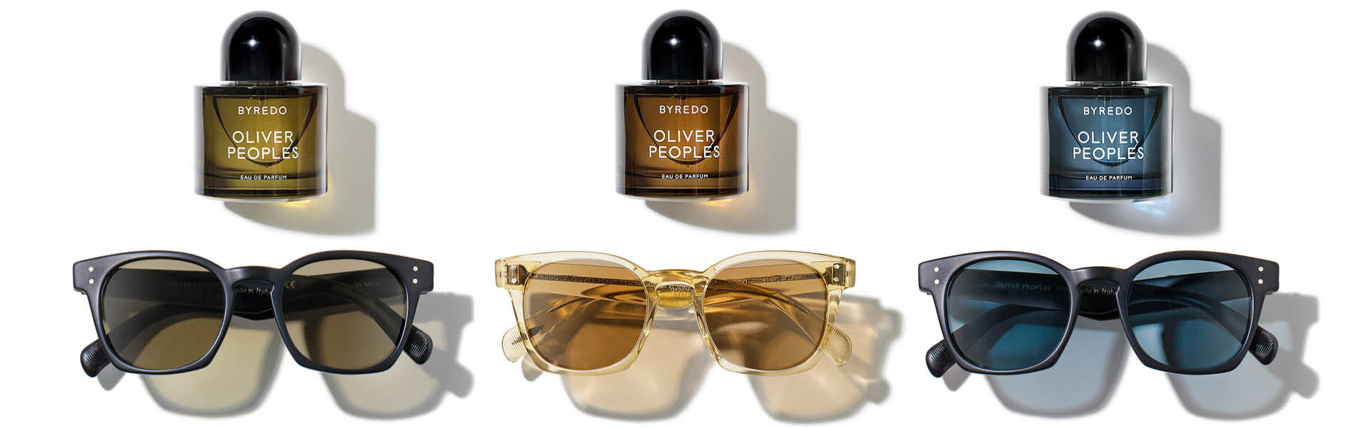 Oliver Peoples x BYREDO サングラス Byredo x Oliver Peoples Scent & Sunglasses Collaboration