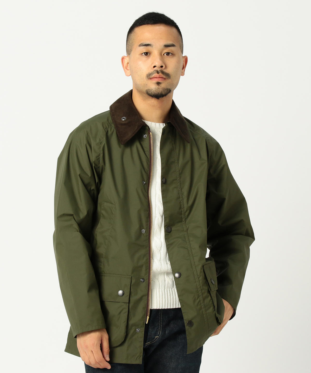 BEAMS PLUS別注Barbour BEDALE SL Barbour × BEAMS PLUS｜別注BEDALE 2Layer Classic Fit
