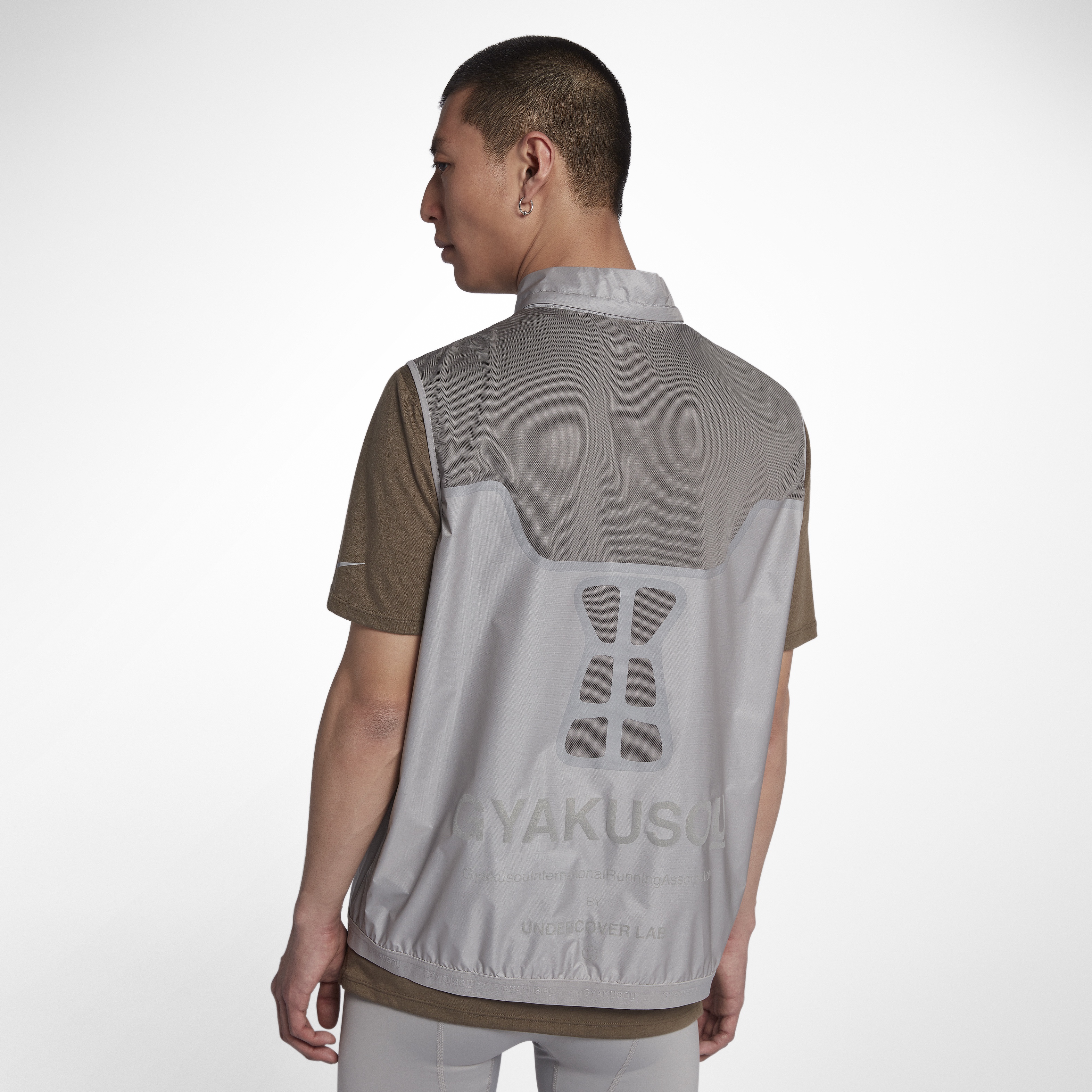 【Acquisto di impulsi! 】GYAKUSOU Men's Nike x Gyakusou Crossover Splicing Colorblock Alphabet