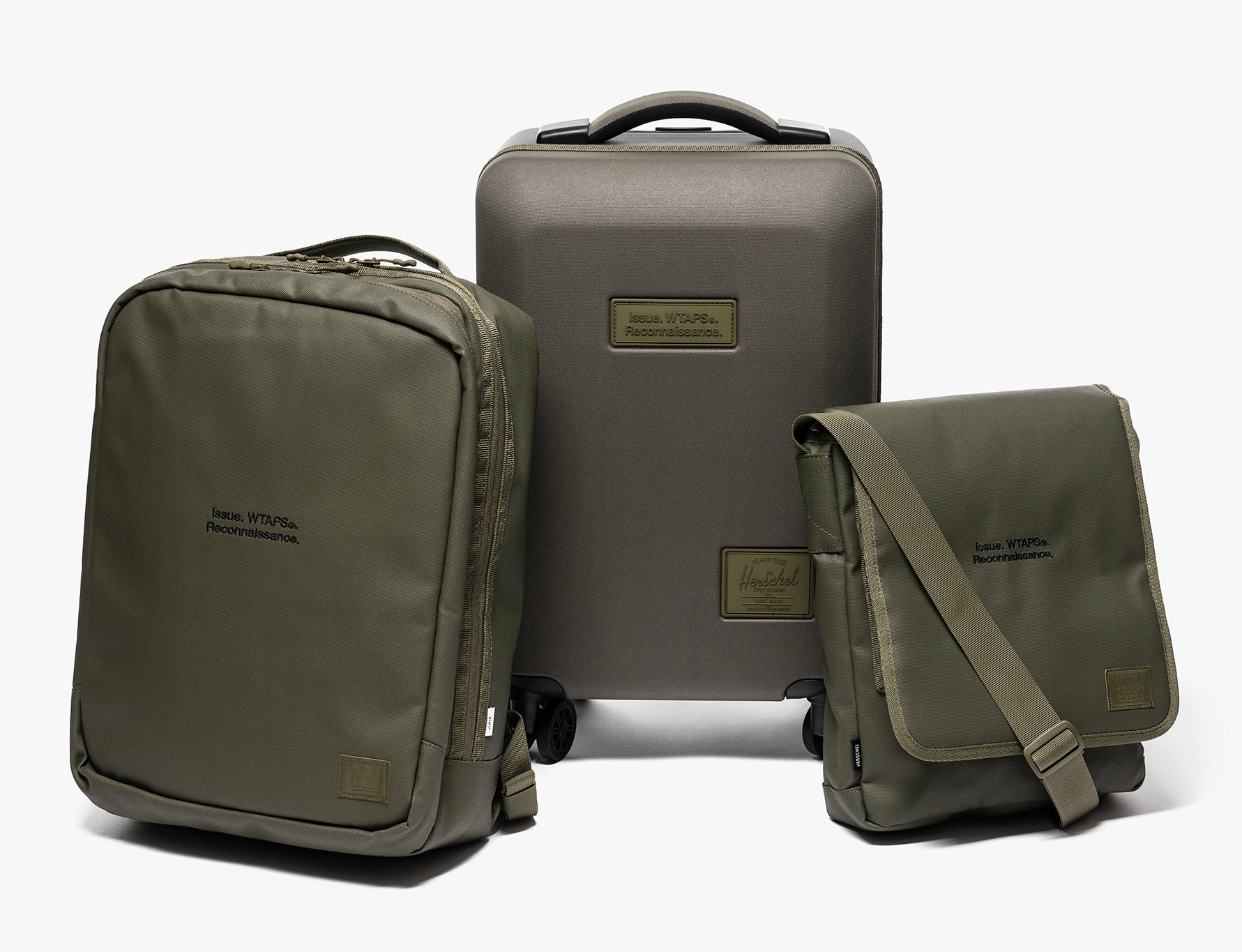 Herschel Supply × WTAPS messenger bag. WTAPS teams up with Herschel Supply for a collection of