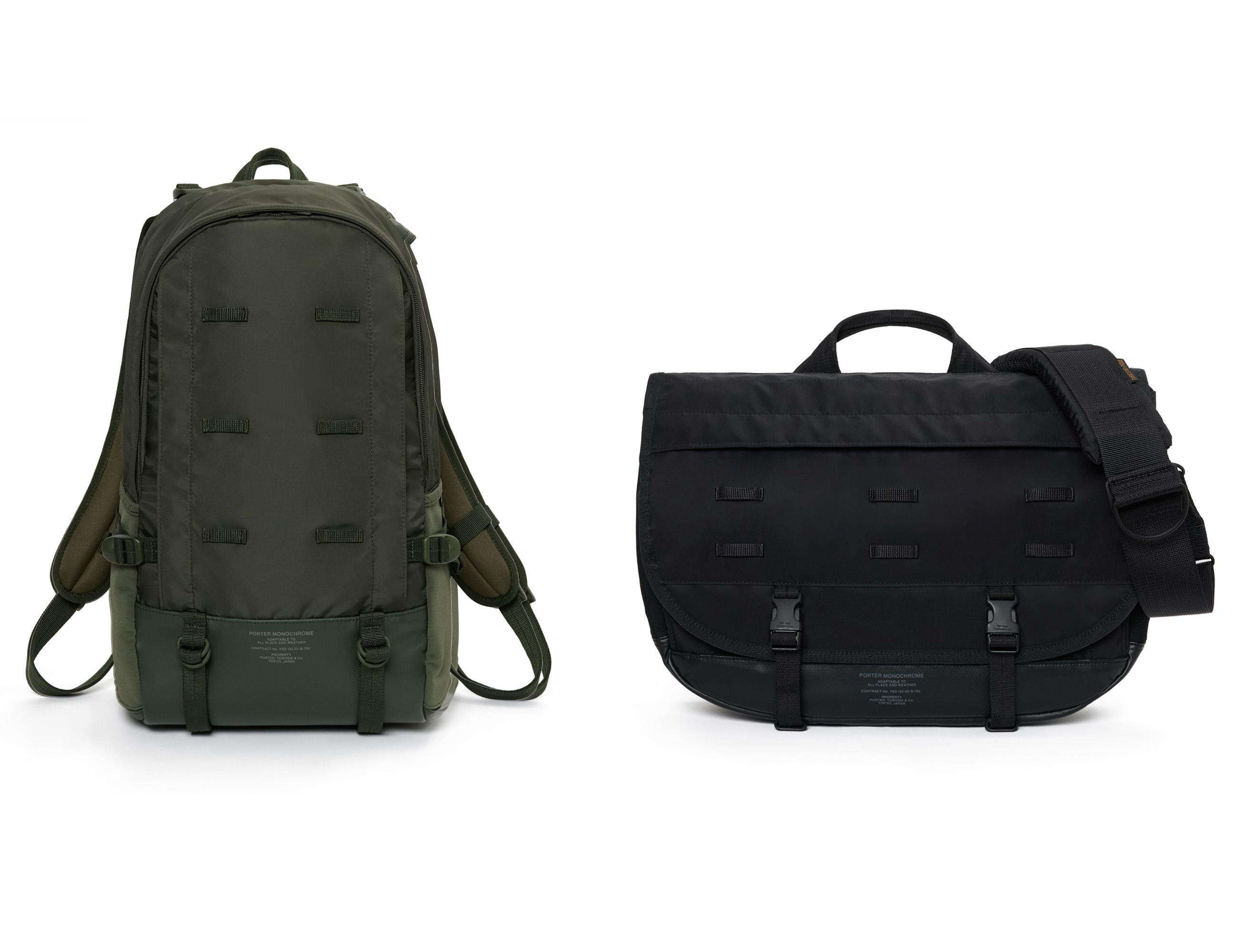 PORTER MONOCHROME MESSENGER BAG サイズL PORTER MONOCHROME MESSENGER BAG サイズL - メルカリ