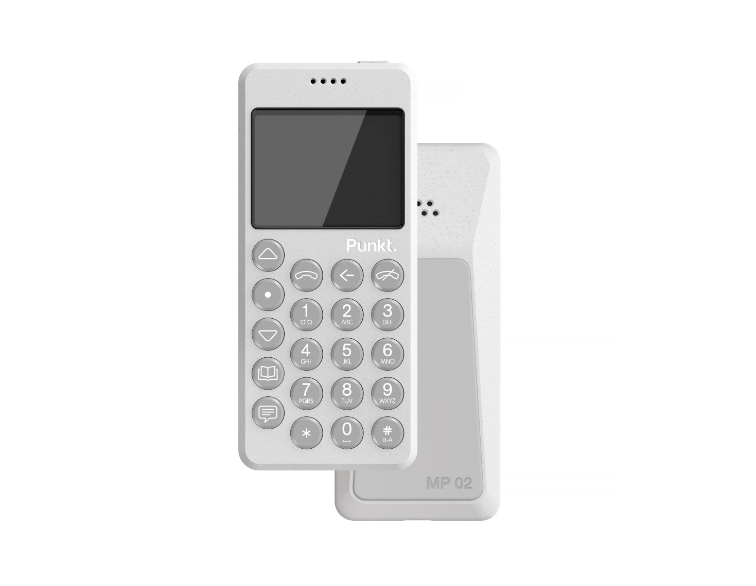 携帯電話本体 Punkt. mp03 スイスのPunkt社が、ミニマリストスマートフォンMC03を発売