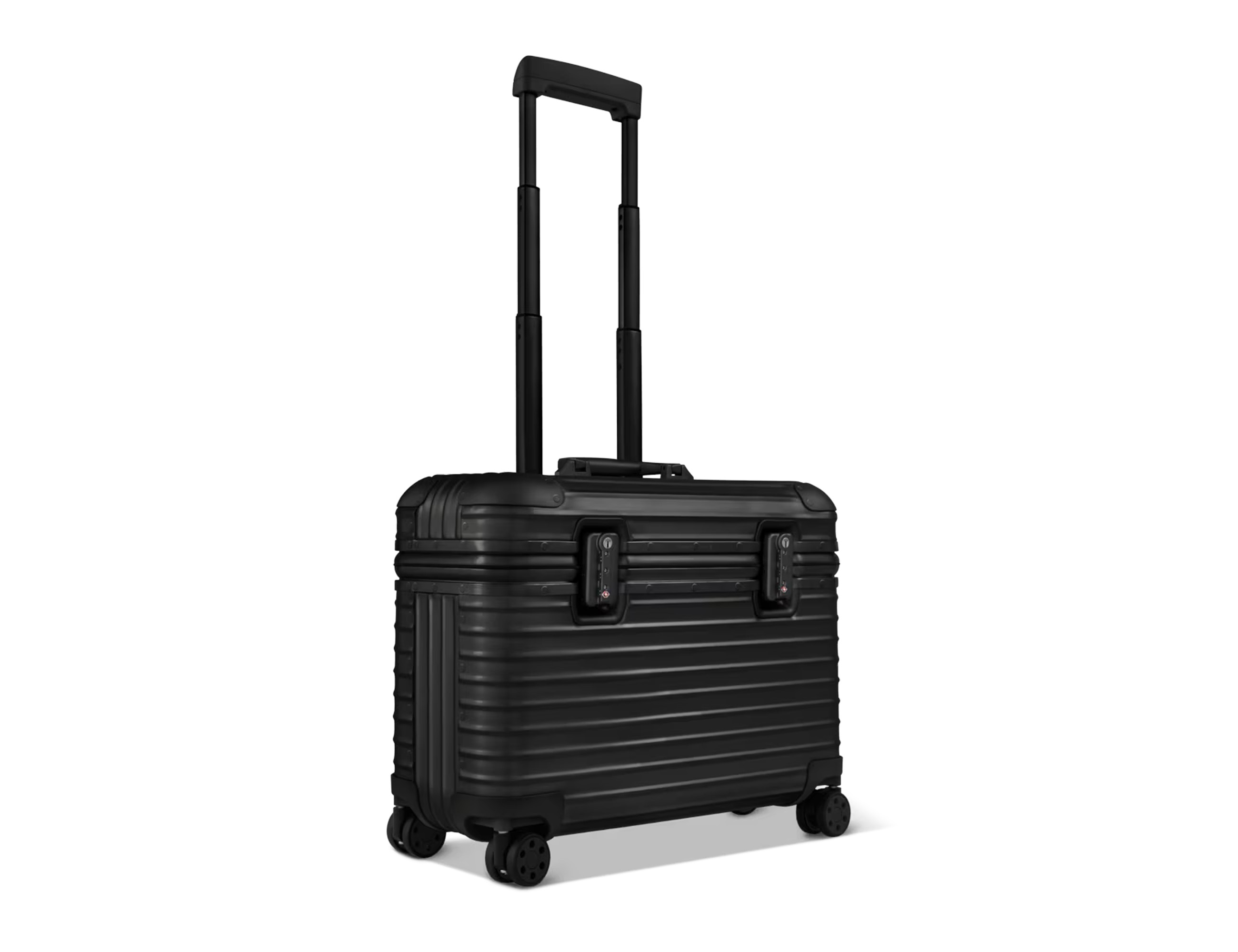 Acquire | Rimowa updates the Pilot Case in black anodized aluminum