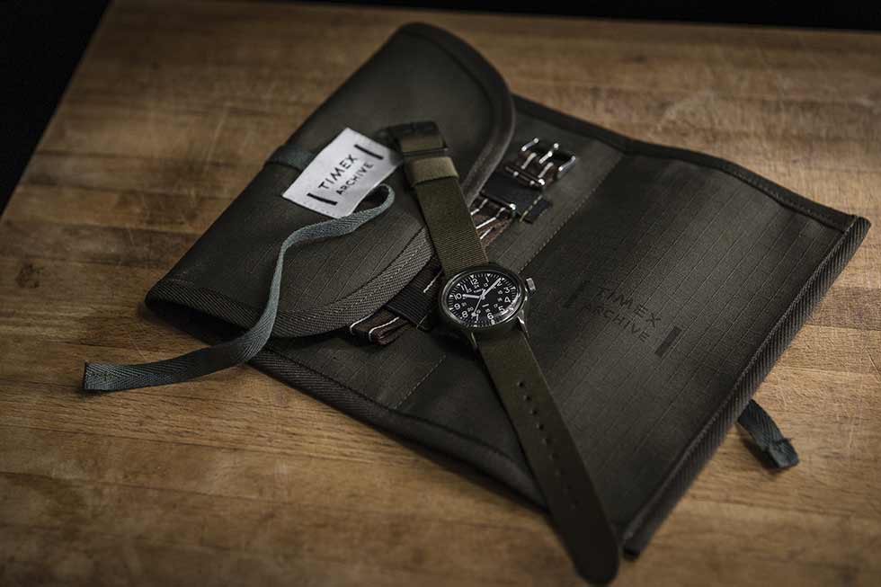 Acquire | Engineered Garments flips the dial of the Timex Camper